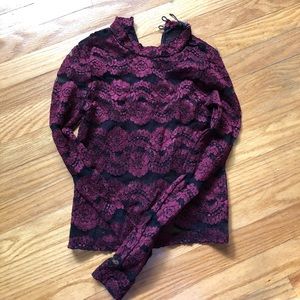 Lace long sleeve